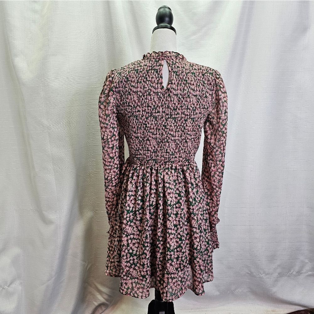 Floral Long Sleeve Dress - Picture 11 of 14